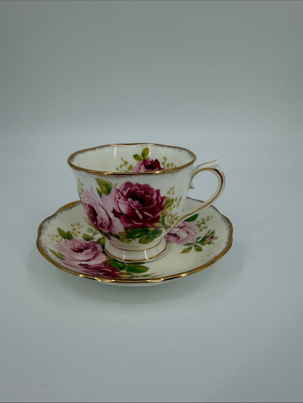 Royal Albert American Beauty Teacup and Saucer